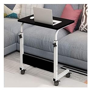 Bns7Fapq Lazy Stolik Nocny Regulowany Czarny