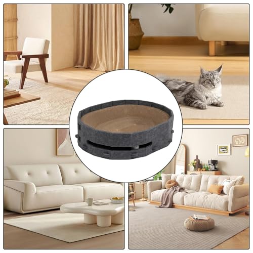 Lit griffoir pour chats : la solution anti-stress pour le salon et le bureau - 5