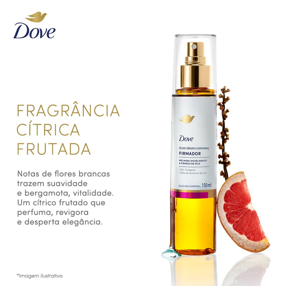 Dove Óleo Corporal Sérum Firmador Pró-Colágeno e Óleo de Semente de Uva 150ml em promoção! Veja a oferta e mais achadinhos de Hidratantes 6 Hoje é o melhor dia para comprar Dove Óleo Corporal Sérum Firmador Pró-Colágeno e Óleo de Semente de Uva 150ml com aquele preço maroto! Promoção! Aproveite a oferta! 6
