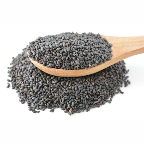Image of Organic Box Raw Basil Seeds | Sabja Seed, Takmuria Seeds 250g (Jar Pack) - Diwali Gift Pack