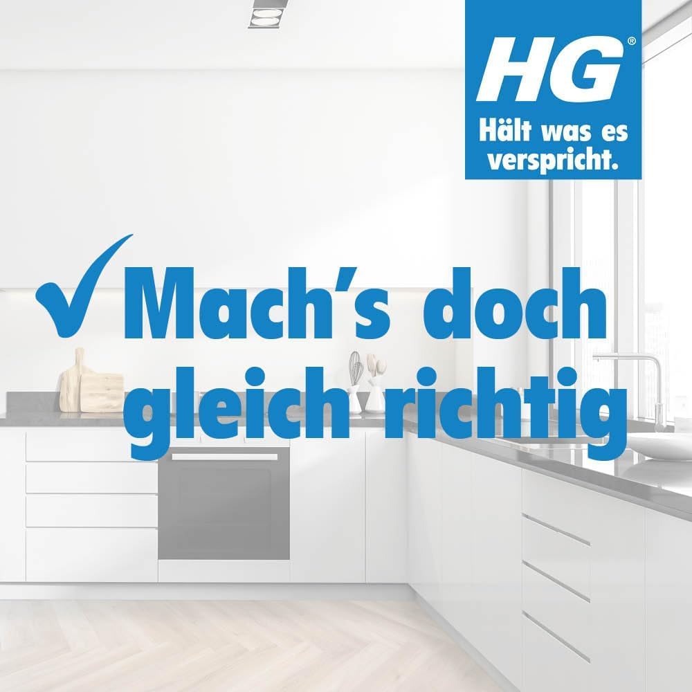 HG Küchen Rohrfrei – Abflussreiniger speziell für Küchenabflüsse – Fettlösend – 6er Set