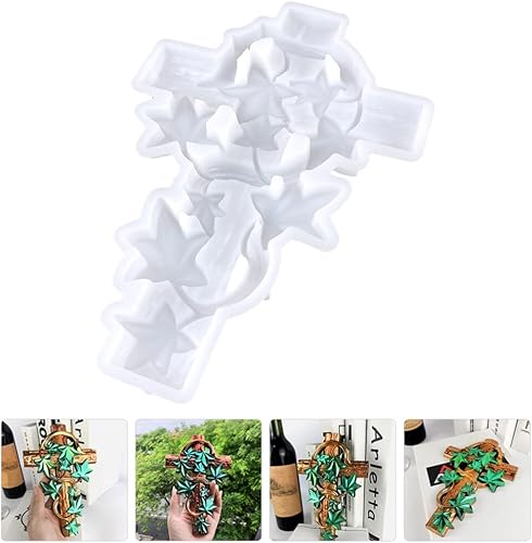 Miniatura 2 de Moldes de fundición de silicona para vasos de paja, molde de resina epoxi para llavero de silicona para bricolaje, collar, pulsera, aretes,