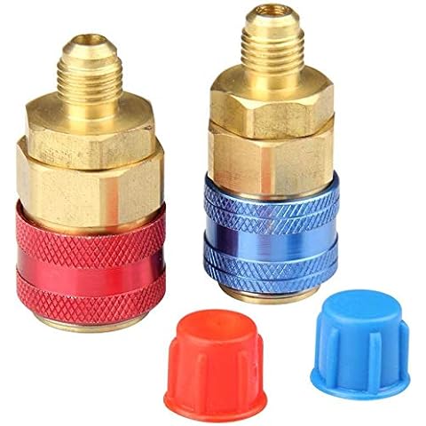 Adaptador R134A Ajustable 1 par para Aire Acondicionado de automóvil Cover