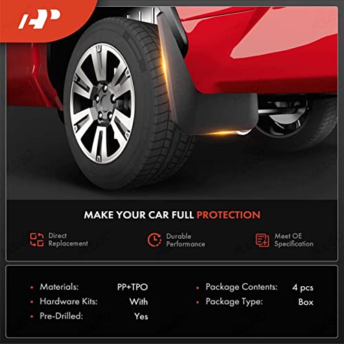 Image of Car Splash Plastic Mud Flap, Mud Guard, Set of 4, Compatible with Tata Sierra 2025-2026