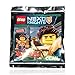 LEGO Castle Nexo Knights Minifigure - Clay with Armor and Sword with Flames (Limited Edition Foil Pack),15 pcs