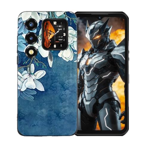 LCEHTOGYE �K�p Oukitel WP66�p�P�[�X�A�K�p Oukitel WP66 (6,6")�ƌ݊����̂��钴���^�u���b�N�\�t�gTPU�V���R���Q���P�[�X�ی�J�o�[ - LLM40