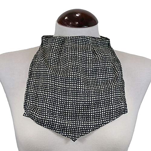 Pañuelo de Traqueotomia Cuadro blanco y negro-Unidad Cover