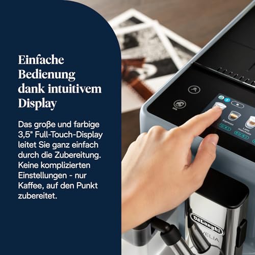 De’Longhi Rivelia - Perfetto Kaffeevollautomat mit LatteCrema-Milchaufschäumer, 16...