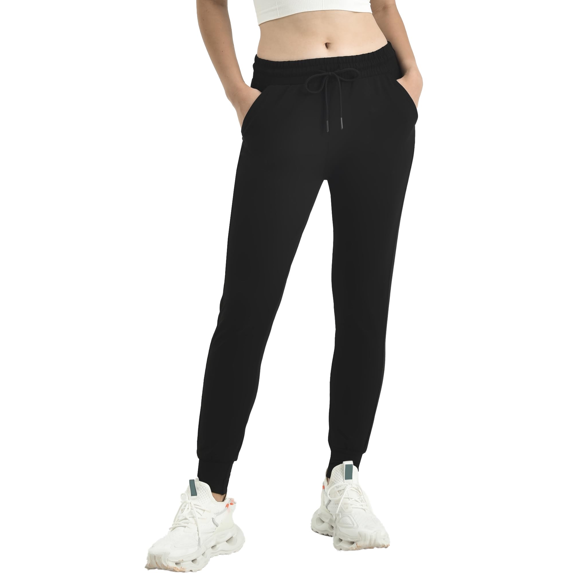 Ipletix Joggers for Women with Pockets Womens Drawstring Lightweight Yoga Sweatpants for Lounging Workout Running