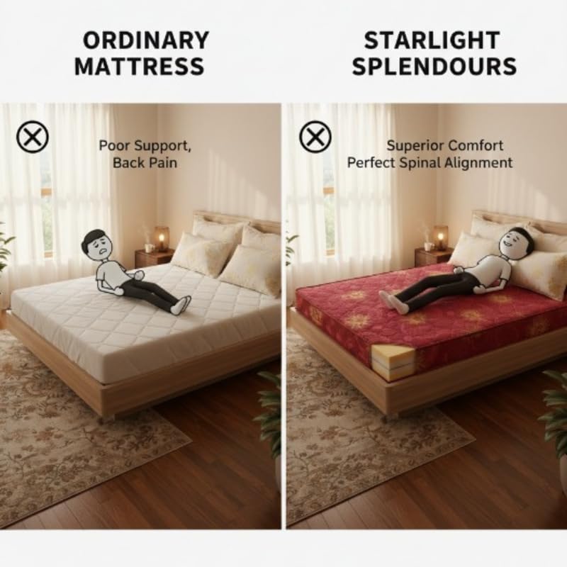 Image of Premium Memory Foam Mattress | Soft & Comfortable | Single | Double | Queen Size | Anti-Sagging, Durable & Lightweight
