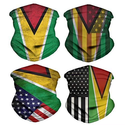 Image of 4Pcs Magic Headwear Neck Gaiter Tube Scarf Headbands Bandana Balaclava for Outdoor Running Cycling Skating Work Out