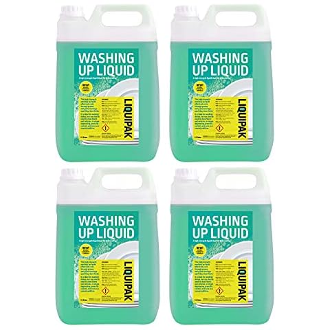 Liquipak Washing Up Liquid Refill, Concentrated, Removes Tough Stains 20L Cover