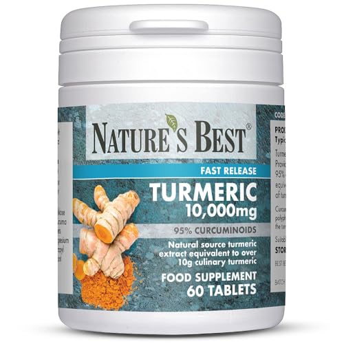 Turmeric Tablets 10,000mg 60-Pack