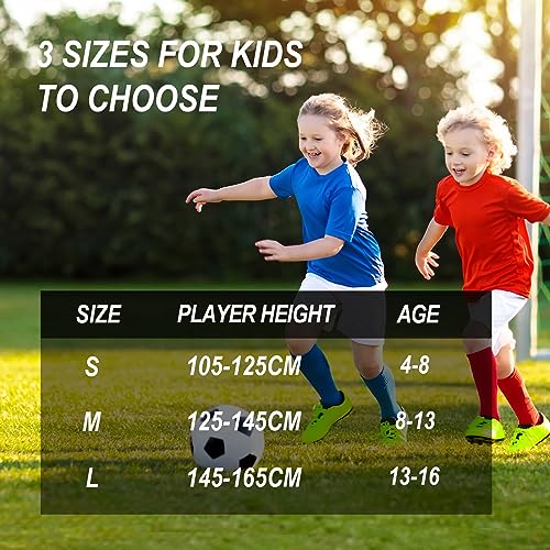 Roypouta Shin Guards Soccer Youth With Ankle Protection, Breathable And Lightweight Soccer Shin Guards Kids 5-14 With Hard Shell And Adjustable Straps, Eva Cushion Protection Reduce Shocks #TOP5