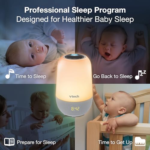 VTech V-Hush Pro 2 Smart Nursery Sound Machine & Night Light — view 4