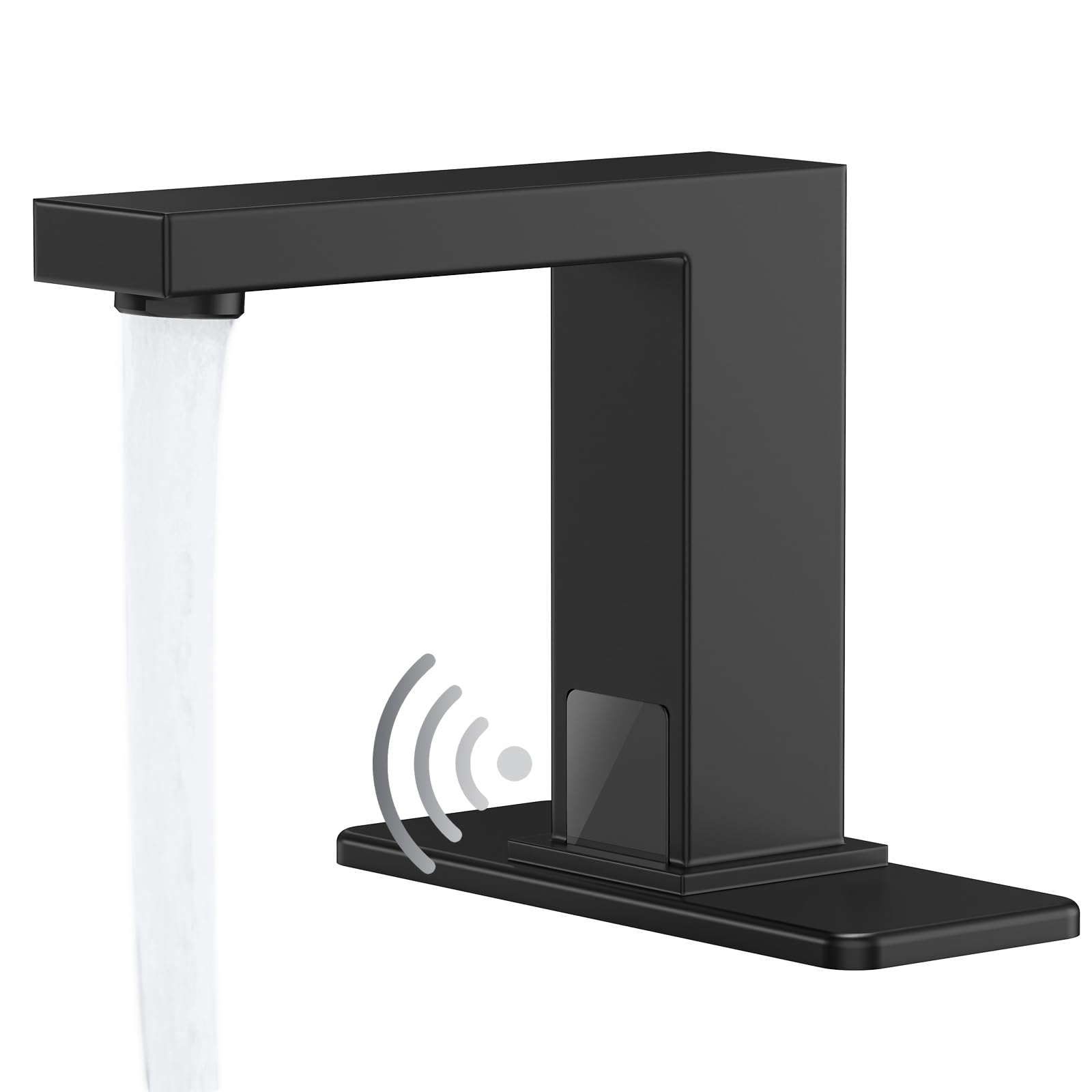 Grifo de baño sin contacto automático con mezclador de agua fría y caliente para lavabo moderno