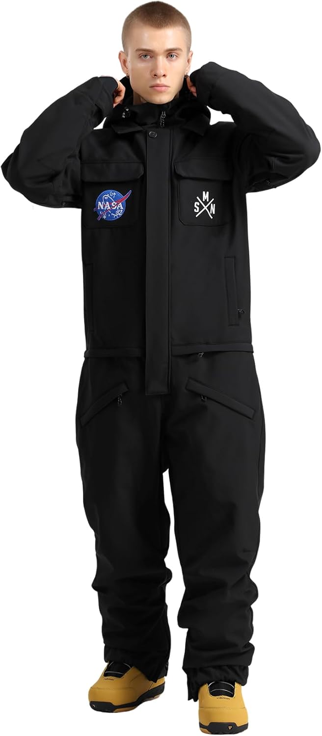 GSOU SNOW Ski Suits Women Men One Piece Snow Suits Waterproof Windproof Men Snowsuit Insulated Ski Jumpsuit for Snow Sports - Image 3