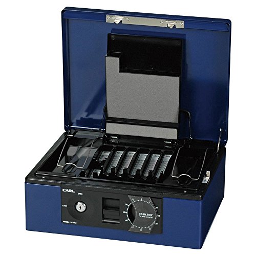 Amazon | カール事務器 手提げ金庫 キャッシュボックス A4 ブルー CB