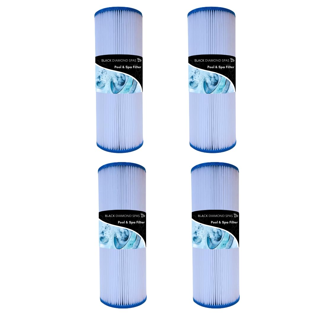 Black Diamond Spas Filter for Hot Tub Compatible with RD50, Pleatco PRB50-IN, PRB501N, Unicel C-4950, Filbur FC-2390, Dynamic 03FIL1600, Pentair R173434, SS50, 50 sq. ft. Spa Filter Cartridge, 4 pack