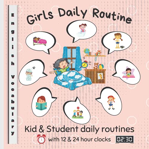 Girls Daily Routine: Kid and Student daily Routines with 12 and 2...