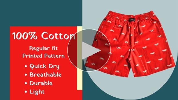 Buy FLIHAUT Men's Cotton Bermuda Shorts Waistband, Zip Fly, 1 Zip