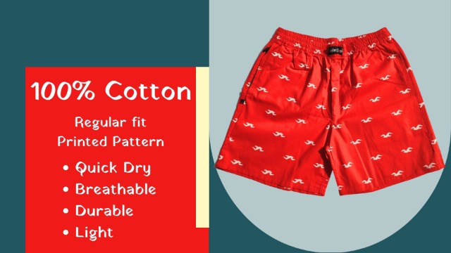 Buy FLIHAUT Men's Cotton Bermuda Shorts | Regular Fit, Elastic