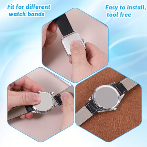 Tweruna 4 Stück Uhrenstifte, Schnellverschluss-Federstege, 22mm Edelstahl-Uhrenstifte Ersatzset für Uhrenarmband-Reparaturen