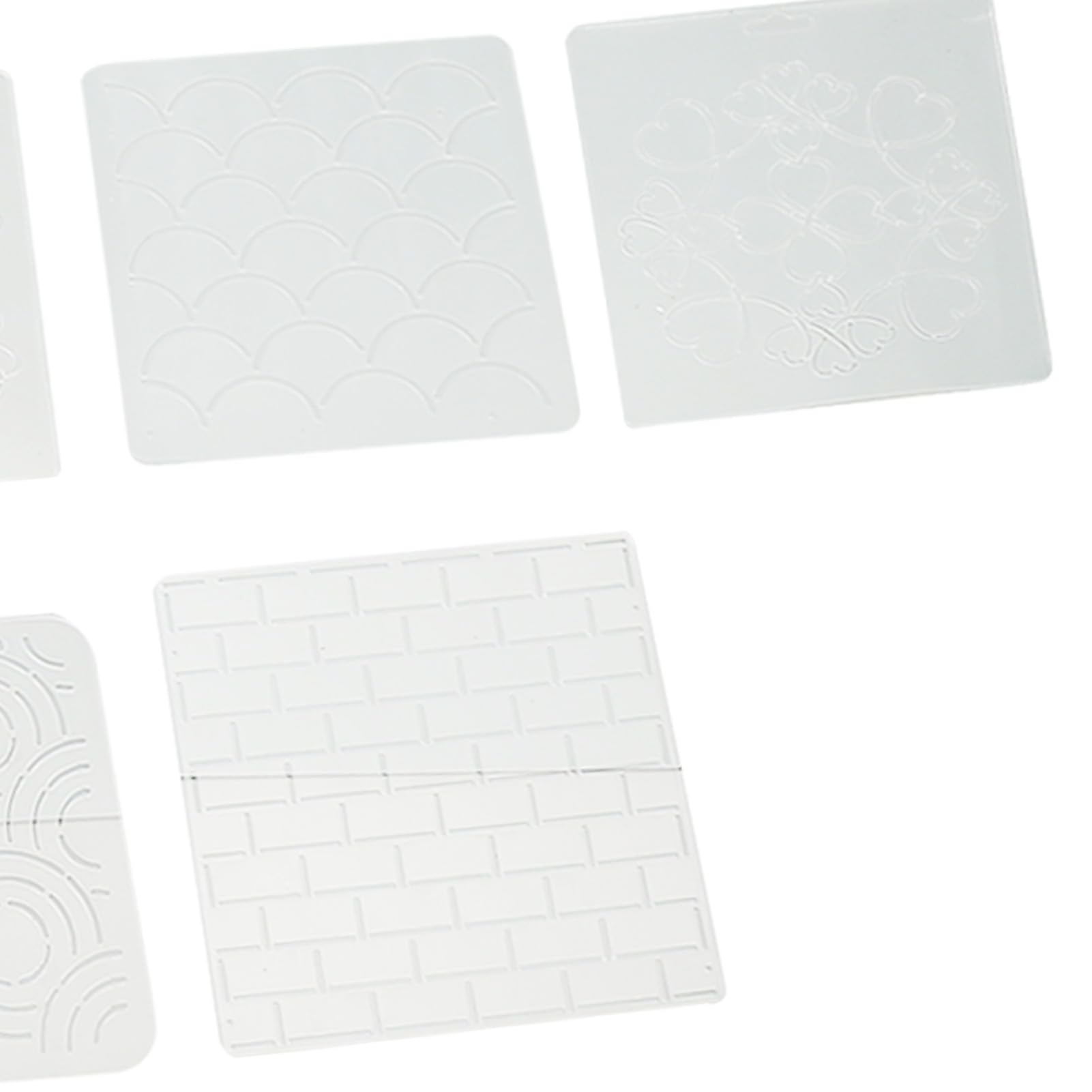 Set di Modelli per Quilting da 22 Pezzi, Stencil per Quilting in PP Satinato Trasparente Cavo, Modello per Taglio Quilting per Abbigliamento, Modelli per Quilting Misti Fatti a