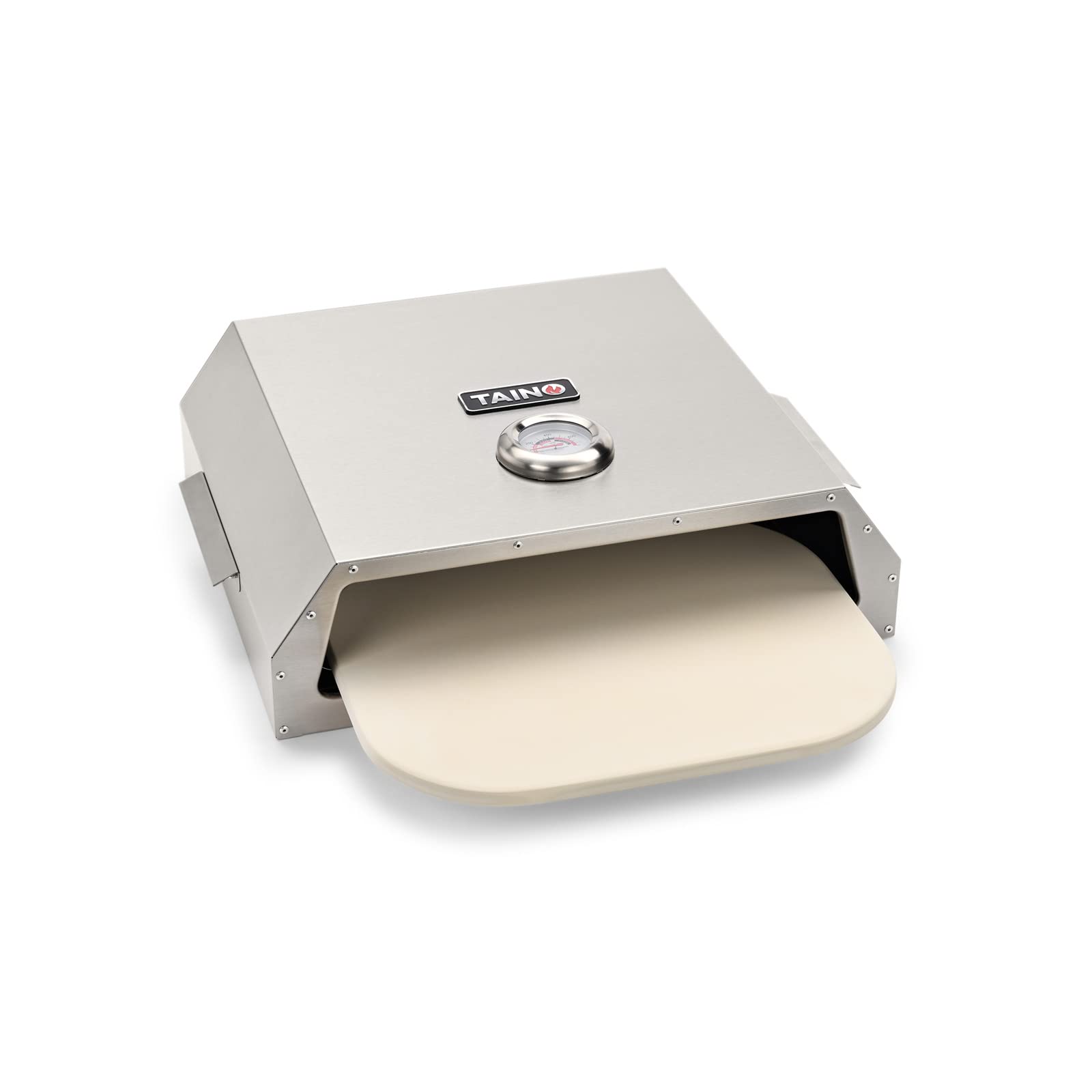TAINO Horno para pizza, piedra para pizza, horno para barbacoa, horno para pizza, acero inoxidable