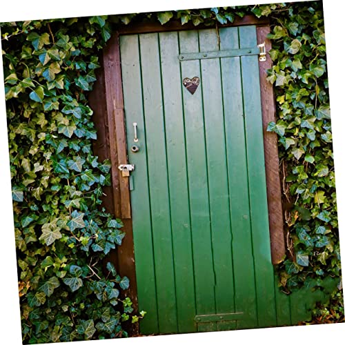 Generic 12 Peças Fechadura De Porta De Celeiro Com Dobradiça Fechadura Rústica Para Portas De Armári