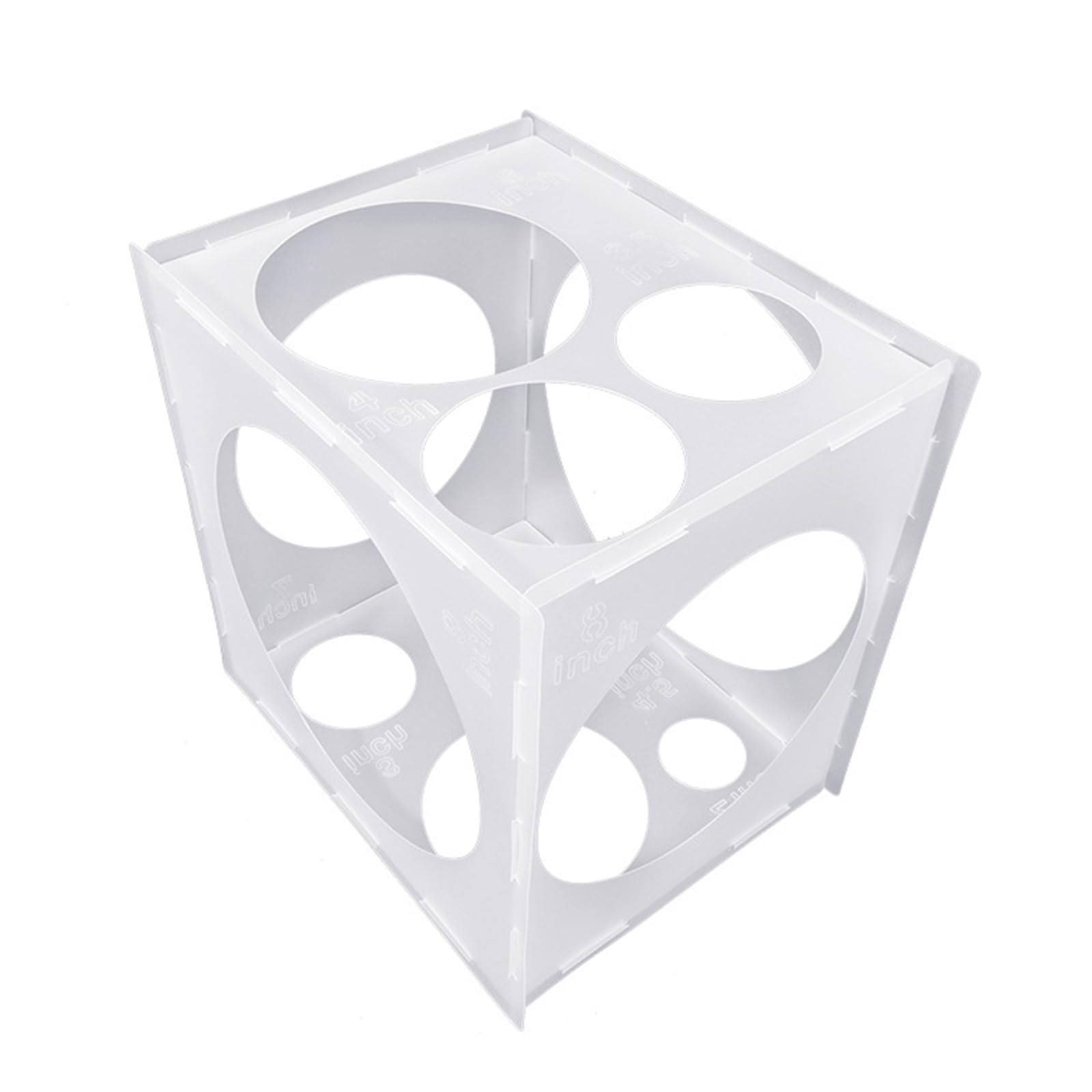 CVZJ 11 Holes Balloon Sizer Box 2-10Inch e Balloon Measurement Tool for Balloon Arches Column Balloon Decorations Plastic