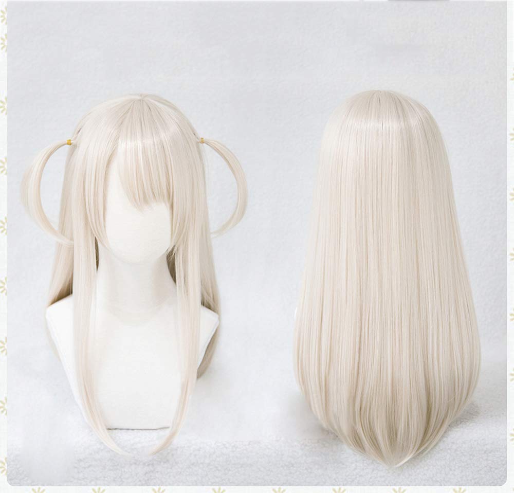Amazon.co.jp: 耐熱コスプレウィッグ 練色 セミロング パーティー 変装
