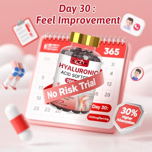 HEALOADING Hyaluronic Acid 1000mg Softgels