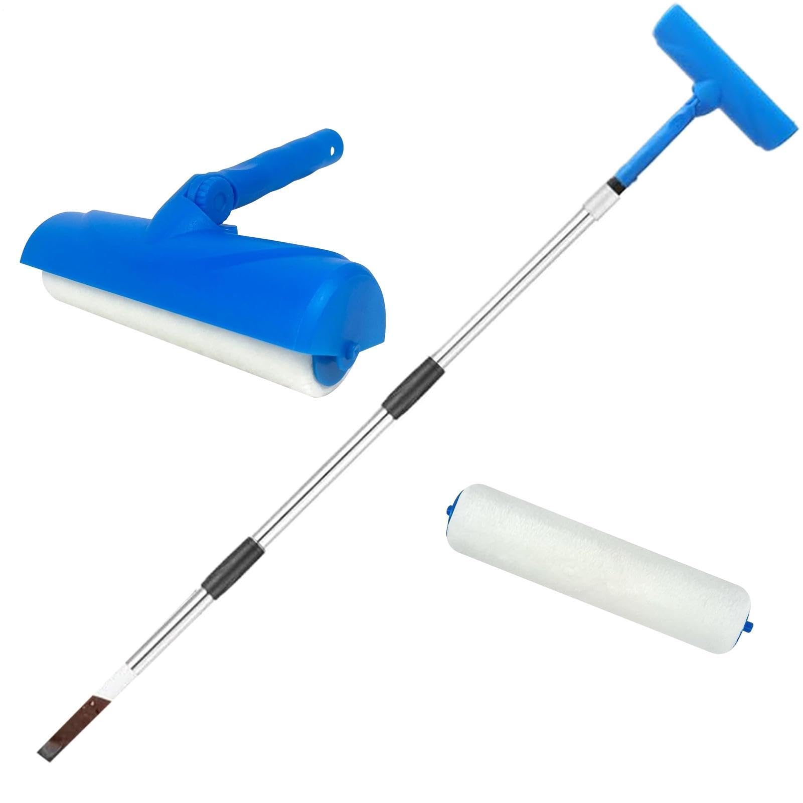 Rouleau à Peinture pour Plafond Rouleau à Peinture Réglable avec Protection
