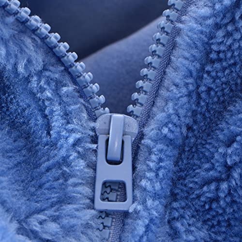 Kids Fleece Sweatshirt Jacket Winter Autumn Thicken Warm Coat with Hooded Cozy Outwear2