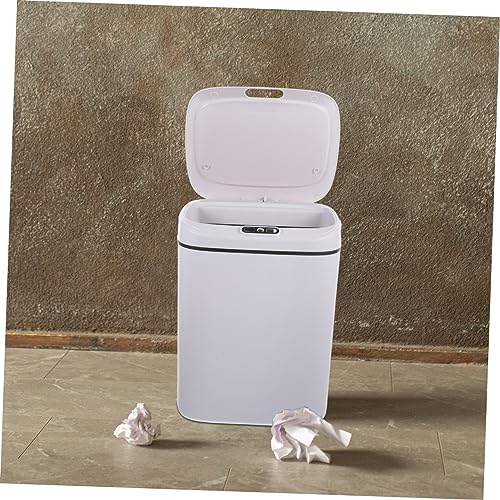 Bote de basura automático con sensor de movimiento OFFSCH blanco miniatura 6
