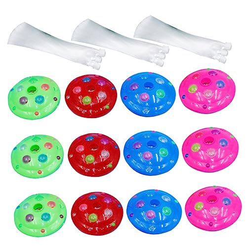 Veemoon Fiber Optic Lamp 12pcs Sets Color Changing Fiber Lights for Party and Home Decor Christmas and Halloween