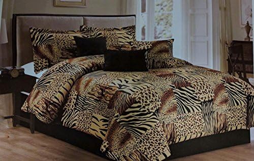 Amazon.com: 7 Pc Multi Animal Print 