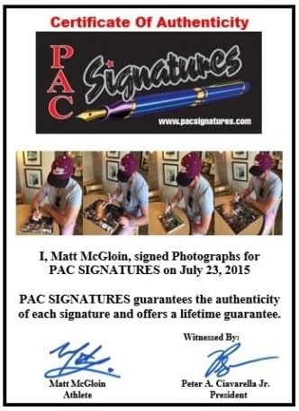 Matt Mcgloin Autographed 16x20 Photo Standing with Joe Paterno Inscr. We Are.. Penn State