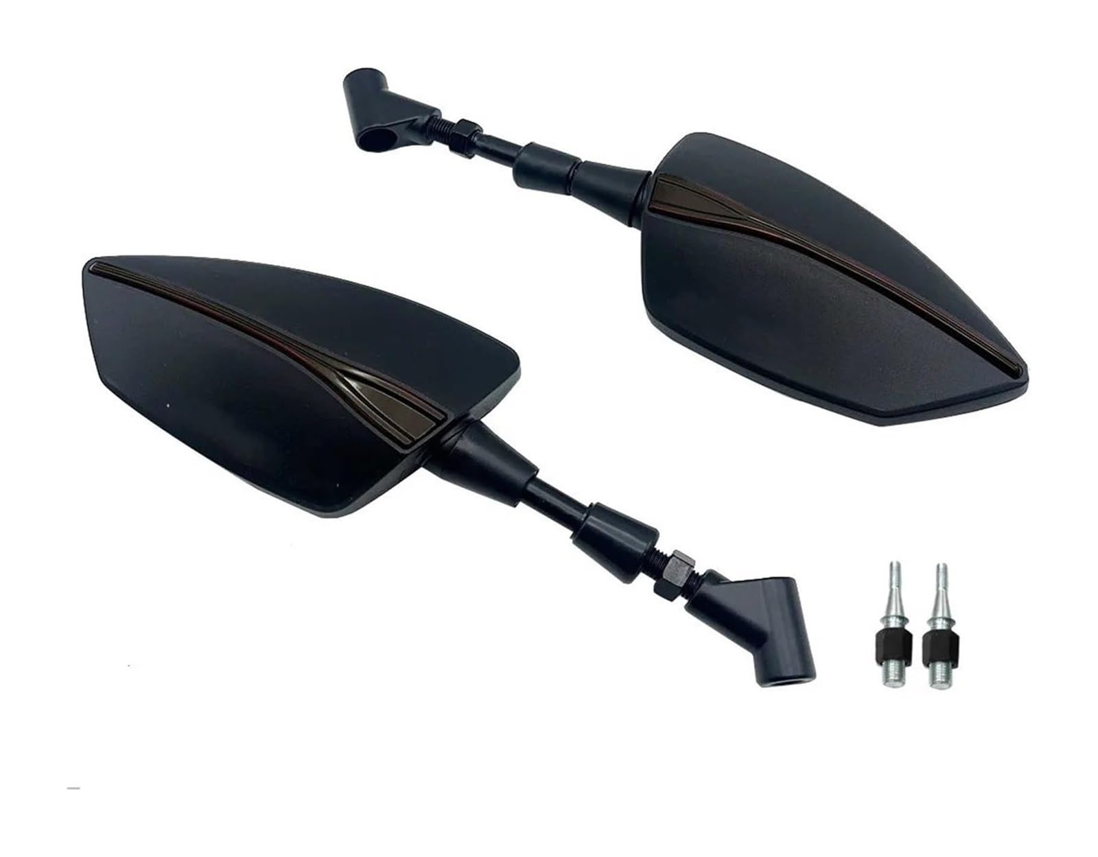 Espejos laterales universales negros 8mm 10mm para mayor visibilidad en BMW F900XR 8