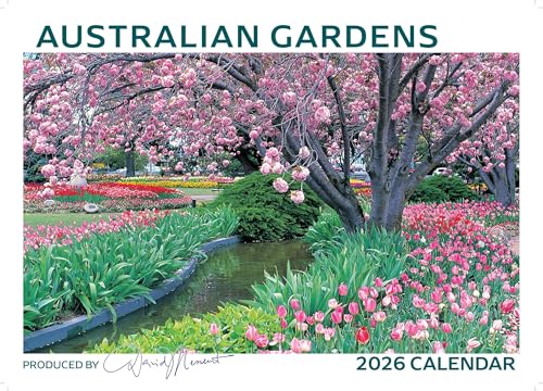 2026 Calendar David Messent Australian Gardens Horizontal Wall GC