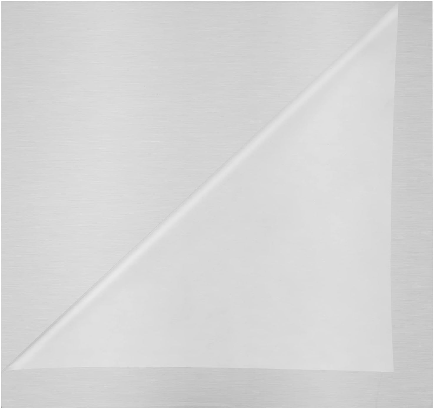 6061 T651 Aluminum Sheet Metal 12" x 12" x 0.04"(1mm) Flat Plain Thin Aluminum Sheet Plate Covered with Protective Film, Heat Treatable Rectangle Aluminum Metal Plate for Crafting, Industrial