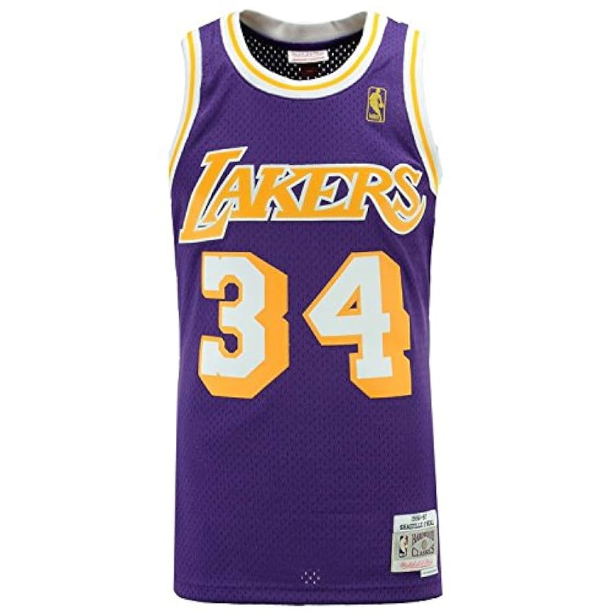 ウェア Mitchell & Ness Shaquille O'Neal 34 Mitchell & Ness NBA Los Angeles Lakers Shaquille O'Neal #34