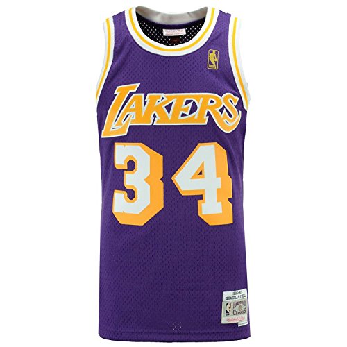 Mitchell & Ness Shaquille O'Neal Los Angeles Lakers NBA Purple
