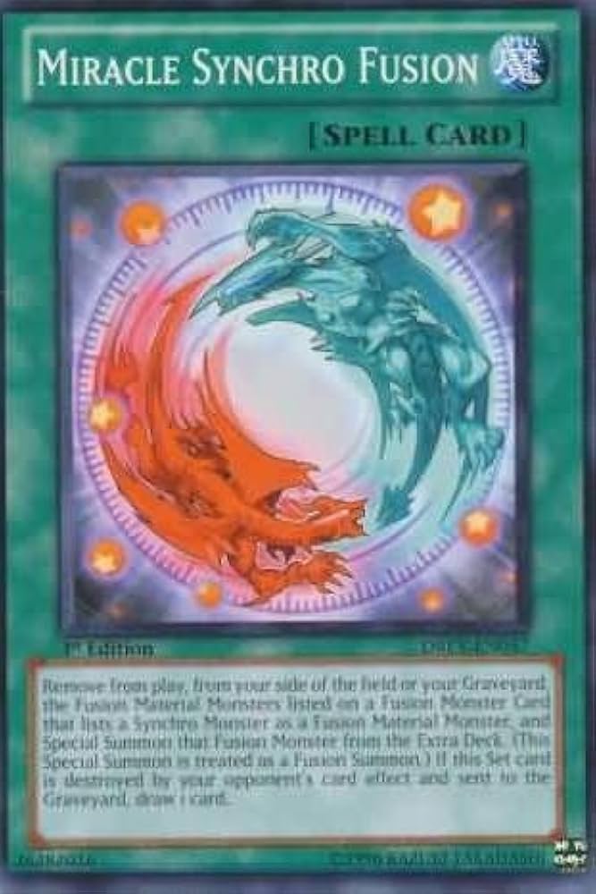 Amazon.com: Yu-Gi-Oh! - Miracle Synchro Fusion (DREV-EN057