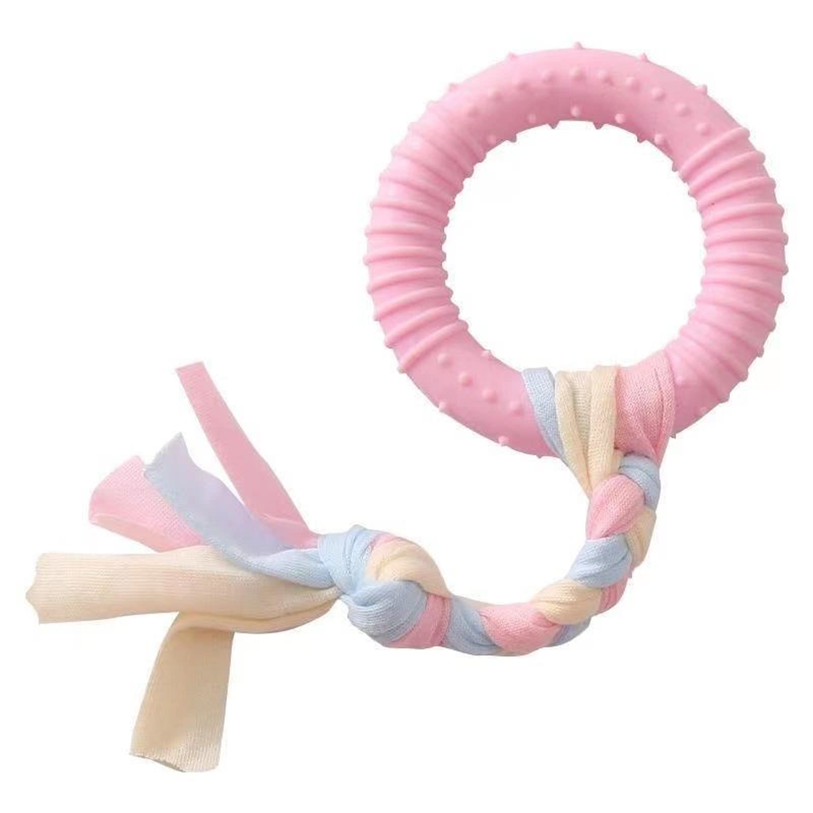 emily pets Dog Toys for Aggressive Chewers, Natural Rubber Indestructible Teeth Cleaning Dog Chew Toys for Small Medium Large Dogs, Outdoor Entertainment Interactive Puppy Chew Toys(L,Pink) (B0B8564WJV) Amazon Price History, Amazon Price Tracker