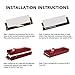 immagine 4EZDIY-FAB M.2 2280 Dissipatore di Calore SSD,Dissipatore di Calore Bifacciale, Raffreddatore SSD ad Alte Prestazioni per PCIE NVME M.2 SSD o SATA M.2 SSD-Rossa
