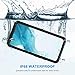 Lanhiem for Samsung Galaxy S22 Case, IP68 Waterproof Dustproof with Built-in Screen Protector, Heavy Duty Full Body Protective Phone Case for Samsung S22 5G, Black/Clear