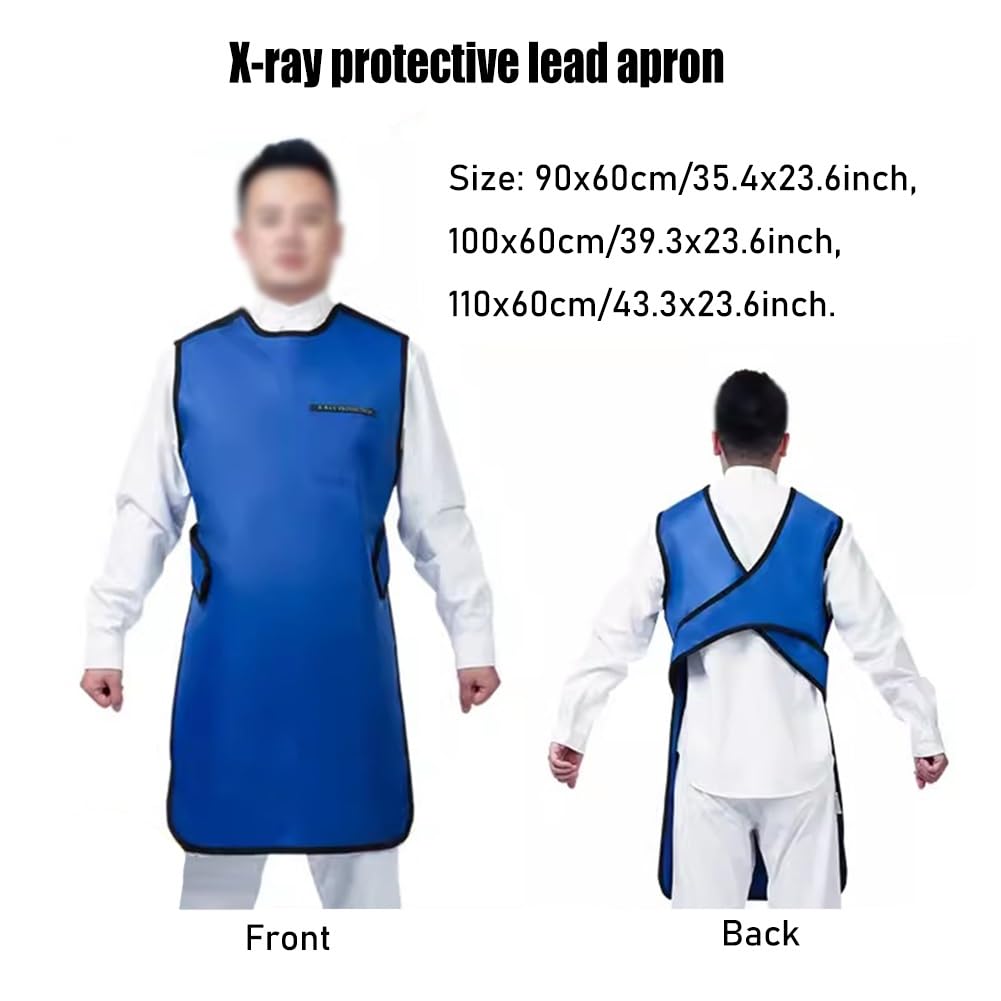Lead Apron Fartuch Ołowiany Odporny Na Promieniowanie Na Promieniowanie Rentgenowskie, Odzież Ochronna Z Ołowiu 0,35 MmPb/0,5 MmPb, 3 Rozmiary(0.5mmPb,100x60cm)