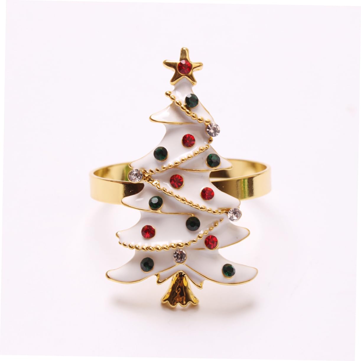 MAGICLULU 16stücke Weihnachtsserviettenringe Tischdekoration Für Festliche Anlässe Passend Zu Verschiedenen Serviettenfarben Für Hochzeiten Partys Und Weihnachtsfeiern